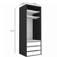 DULAP LEX 75-240-66 A GRI/DECOR 4298